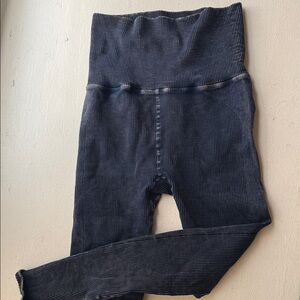 Free People Movement Navy Vintage Wash leggings